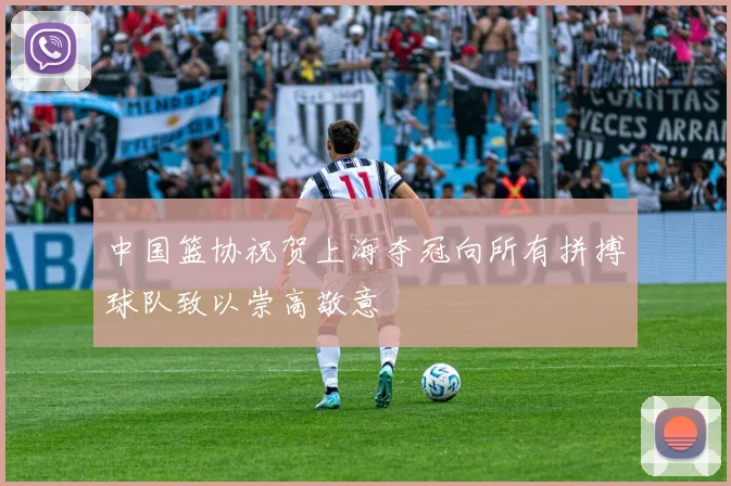 中国篮协祝贺上海夺冠向所有拼搏球队致以崇高敬意